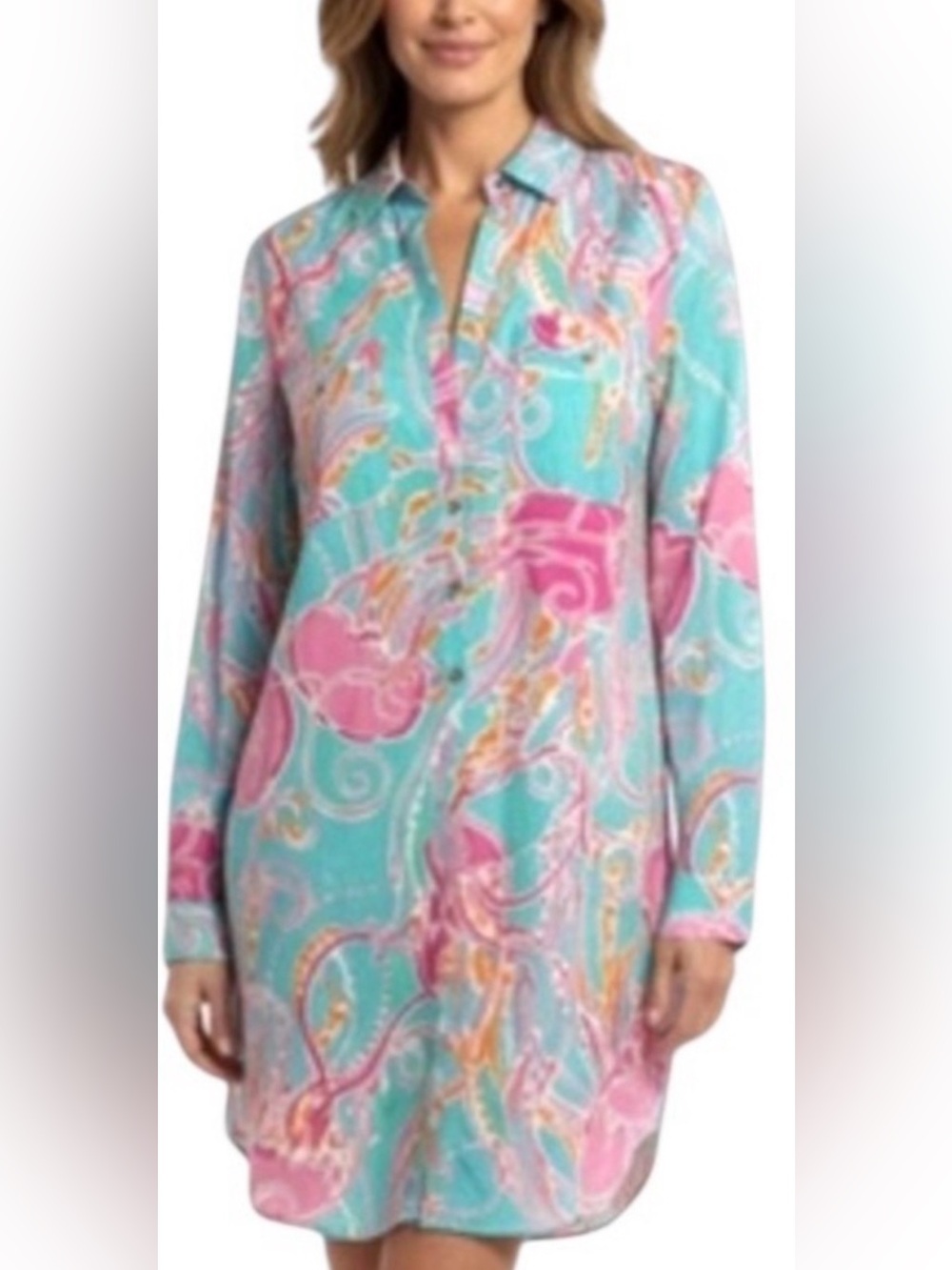 NWOT Lilly Pulitzer Jellies be Jammin Captiva tunic XL
